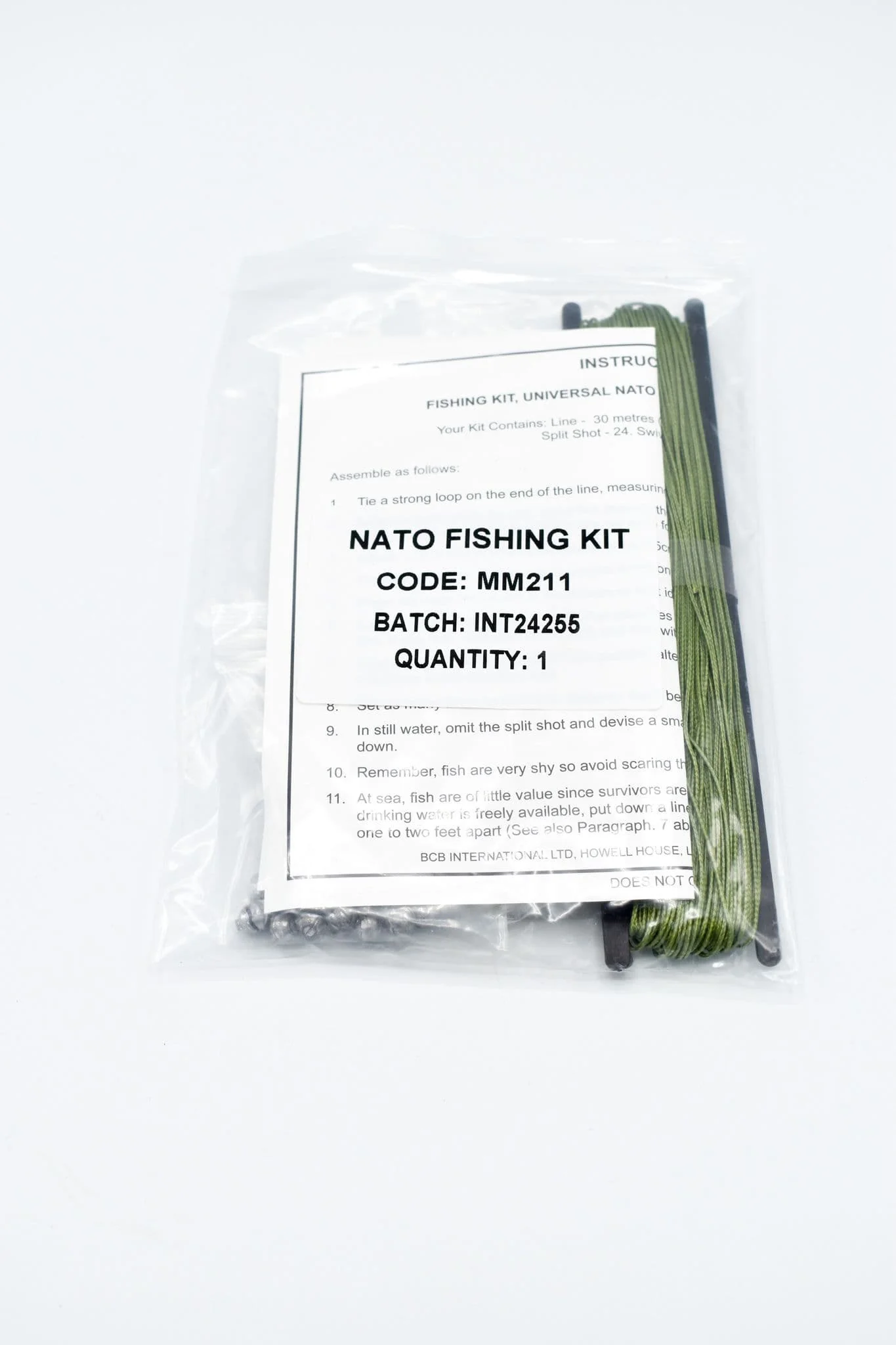 BCB Nato Liferaft Fishing Kit - Image 3
