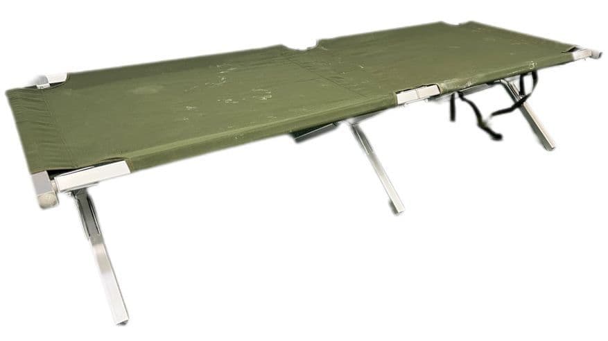British Military Folding Deluxe Camp Bed - Image 3