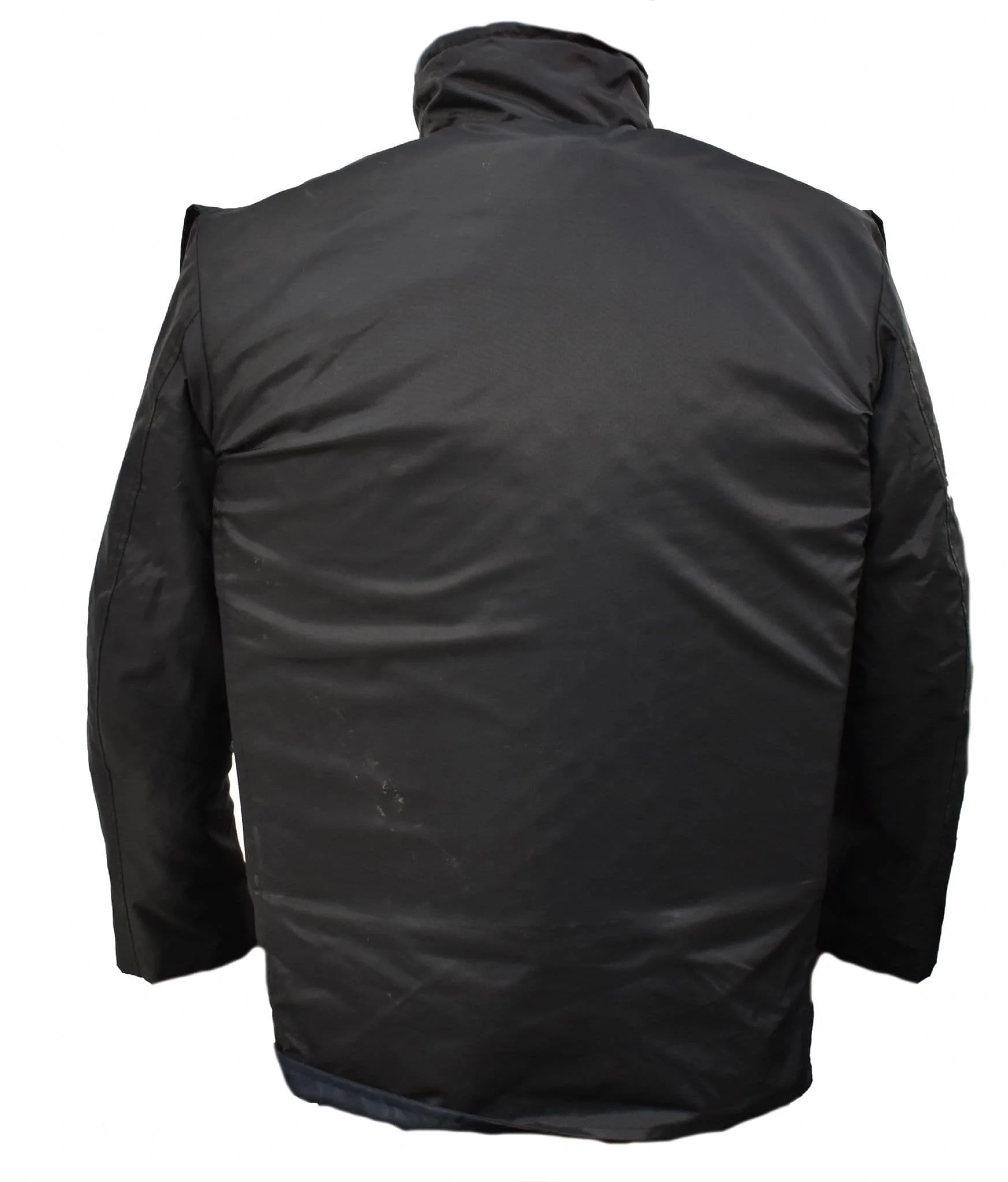 Ex Military Bullet Proof Jacket With Black Waterproof Outer - Image 3