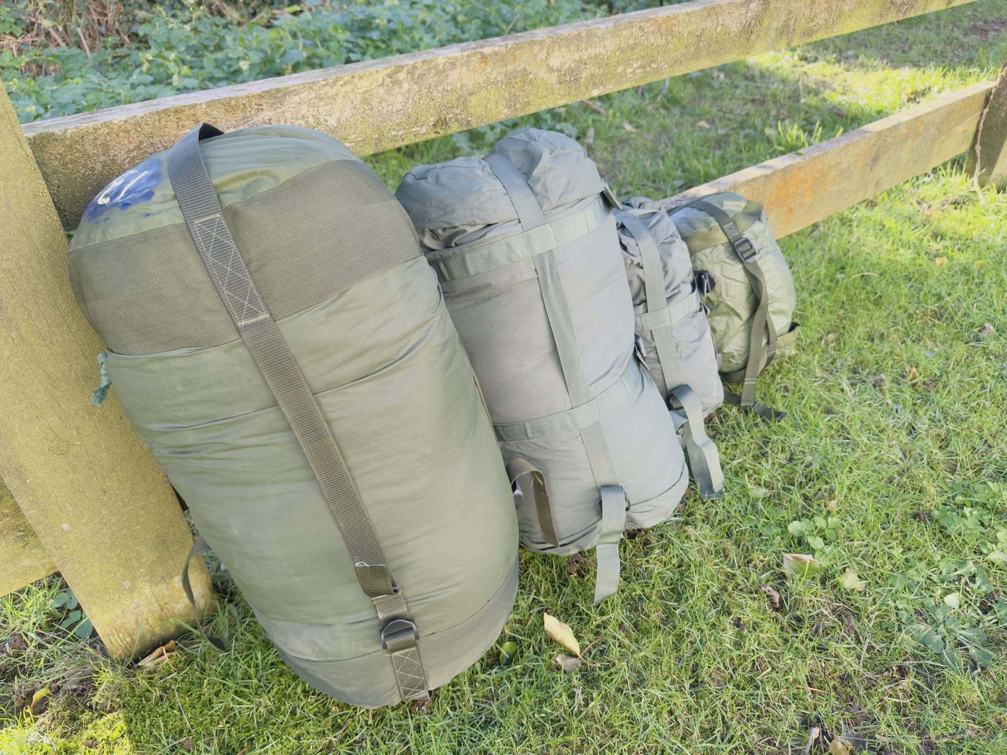 Military Olive Sleeping Bag Compression Stuff Sacks - Various Sizes - Image 5