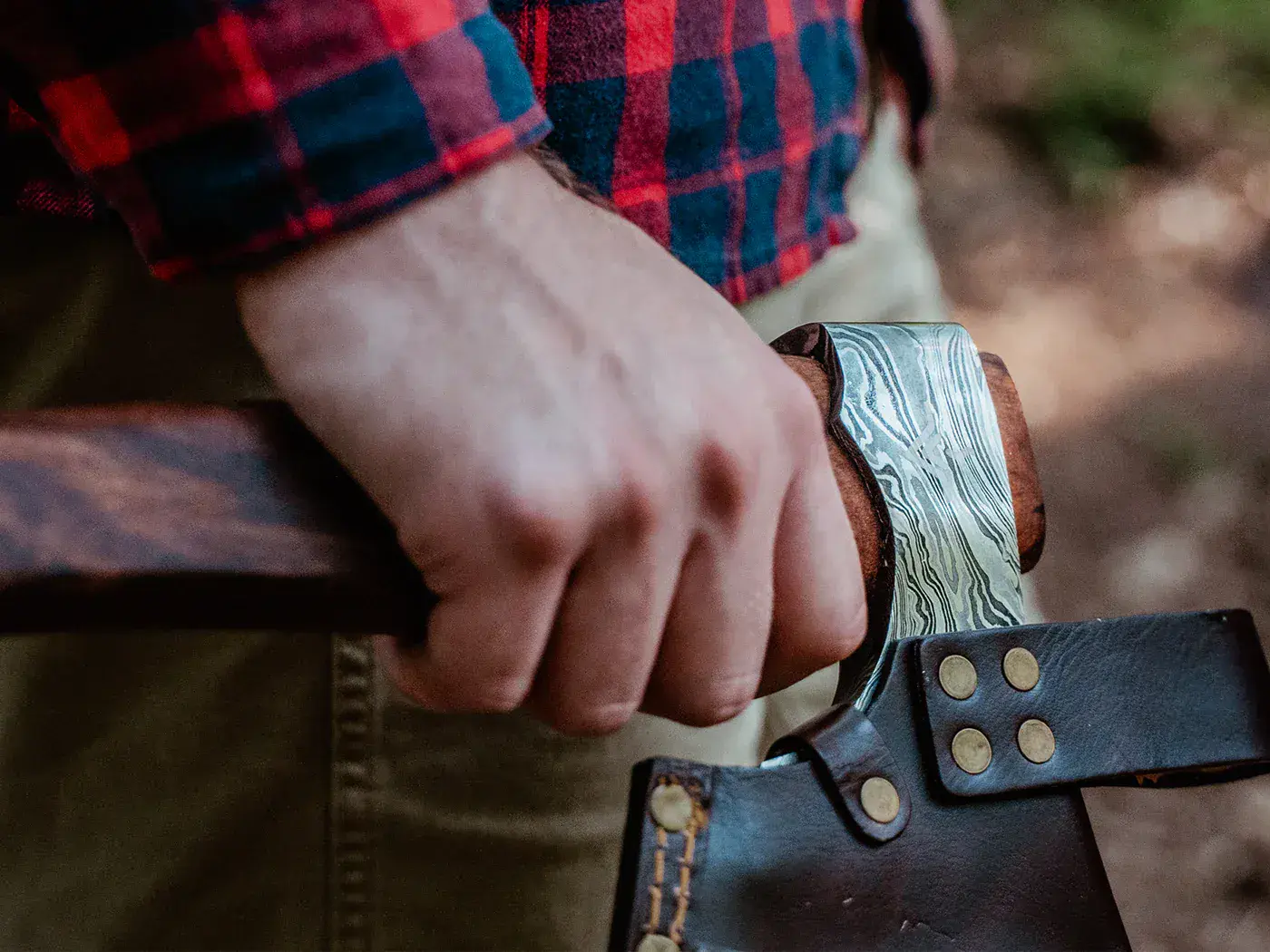 Njord Huldra Medium Damascus Axe - Image 9